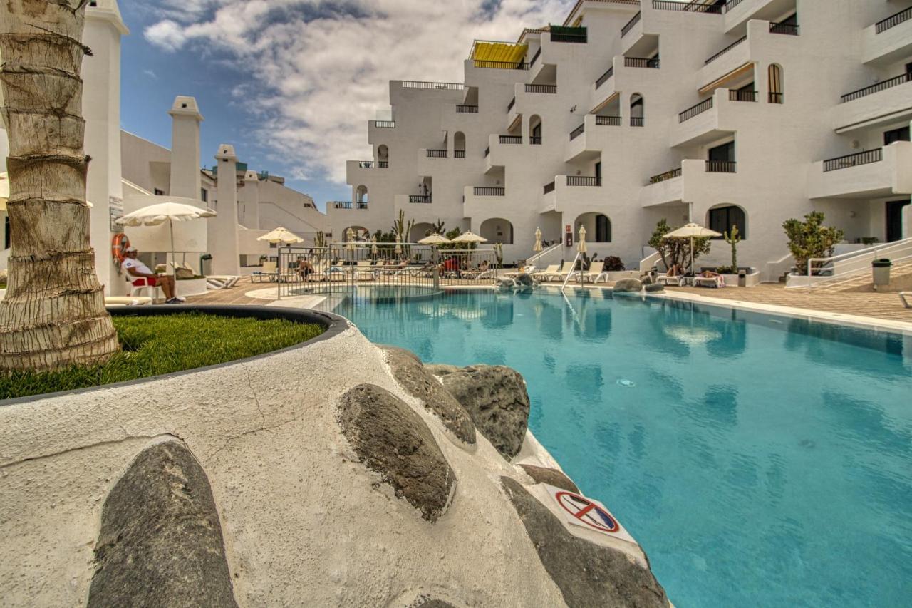 Penthouse Sea View Jacuzzy Terrace & Pool Apartment Playa Fanabe Luaran gambar