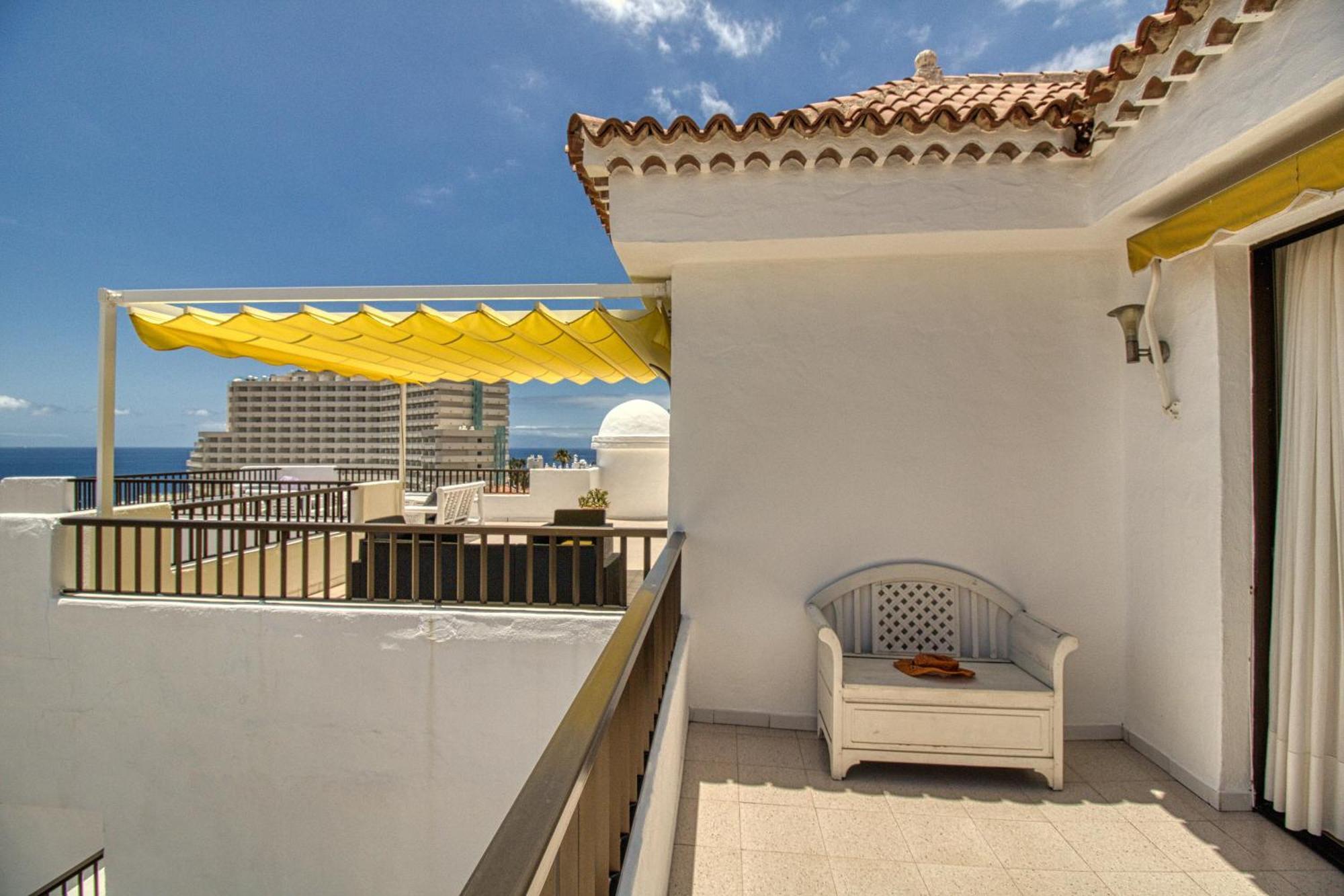 Penthouse Sea View Jacuzzy Terrace & Pool Apartment Playa Fanabe Luaran gambar