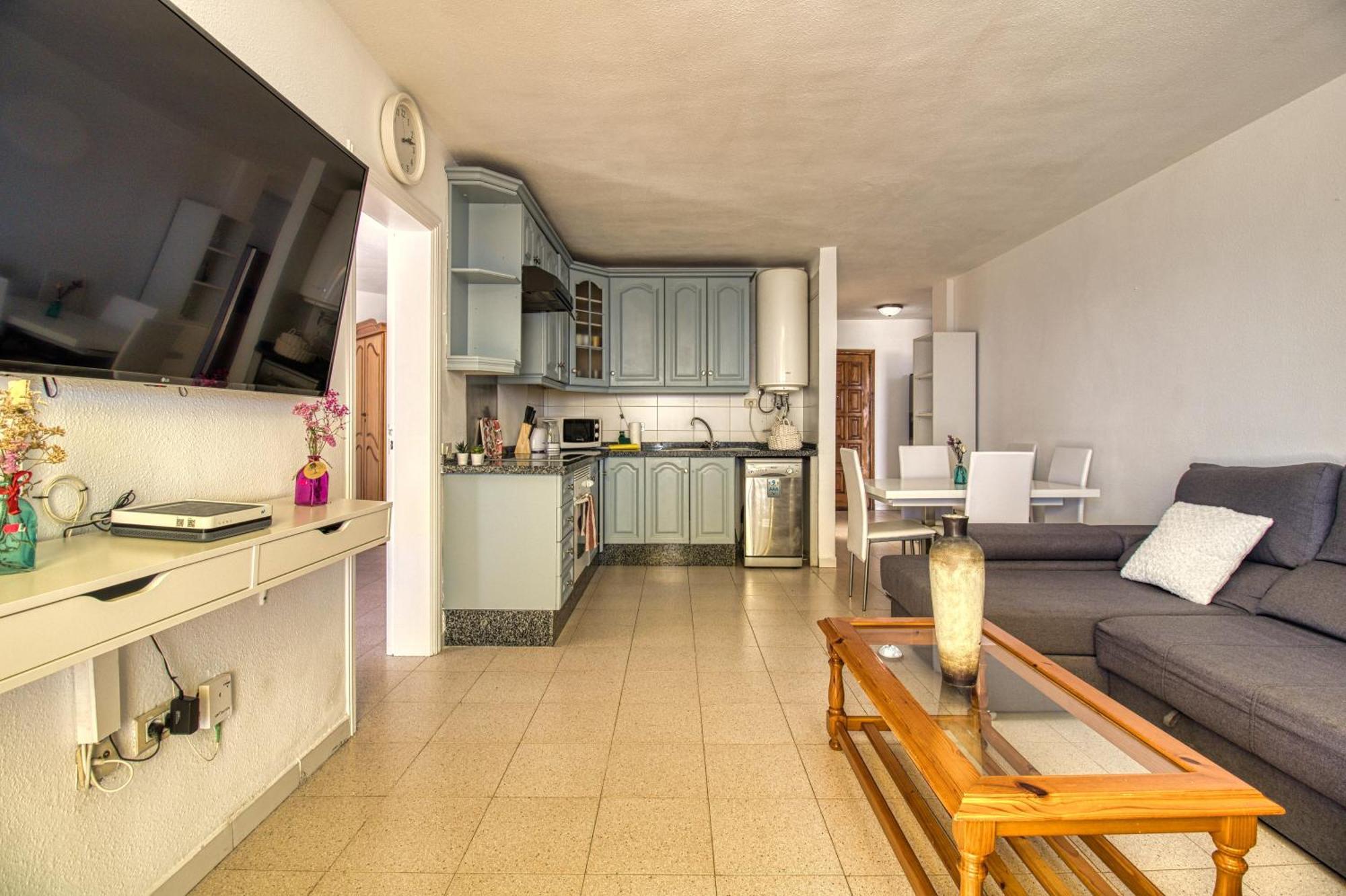 Penthouse Sea View Jacuzzy Terrace & Pool Apartment Playa Fanabe Luaran gambar