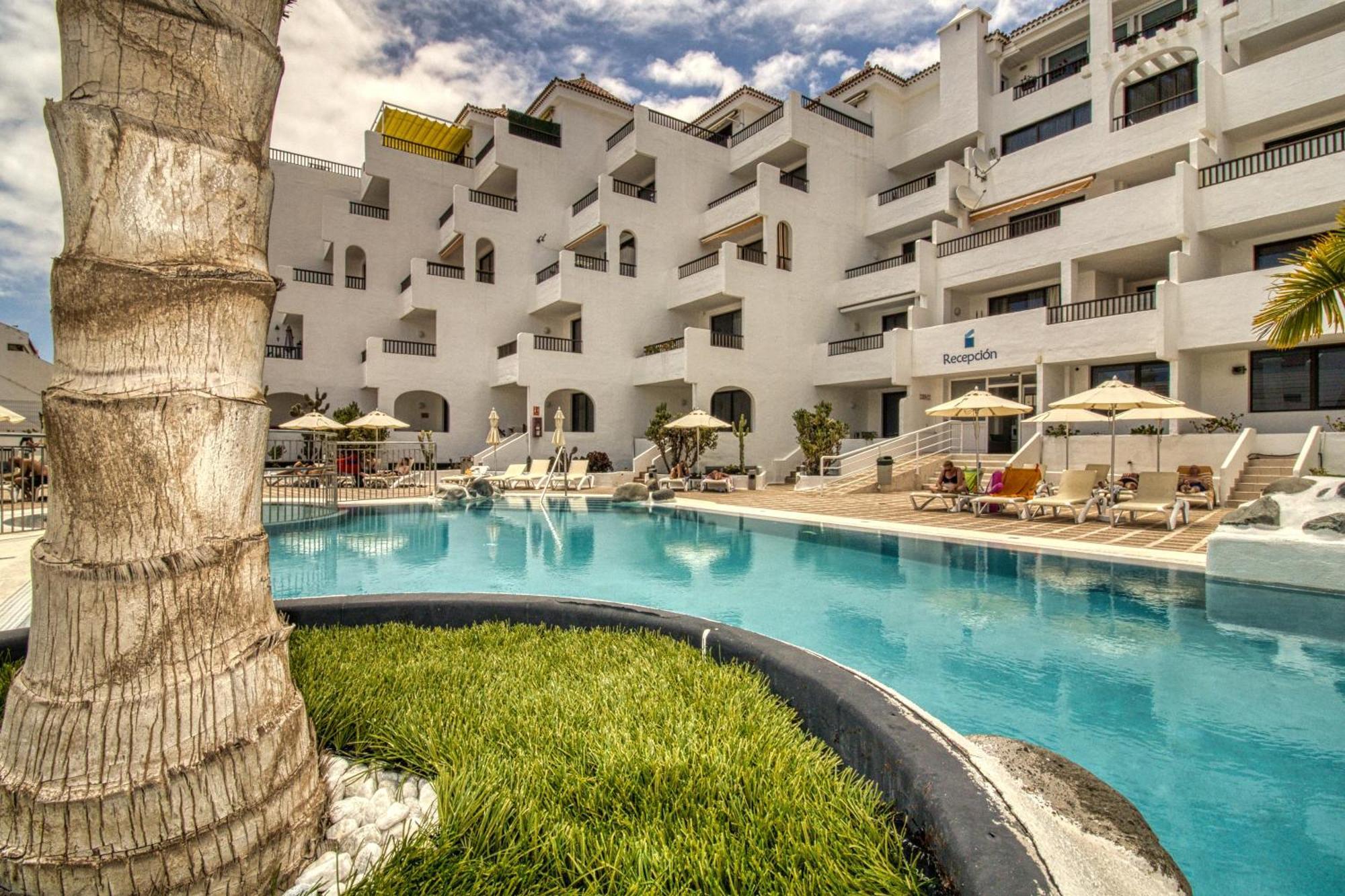 Penthouse Sea View Jacuzzy Terrace & Pool Apartment Playa Fanabe Luaran gambar