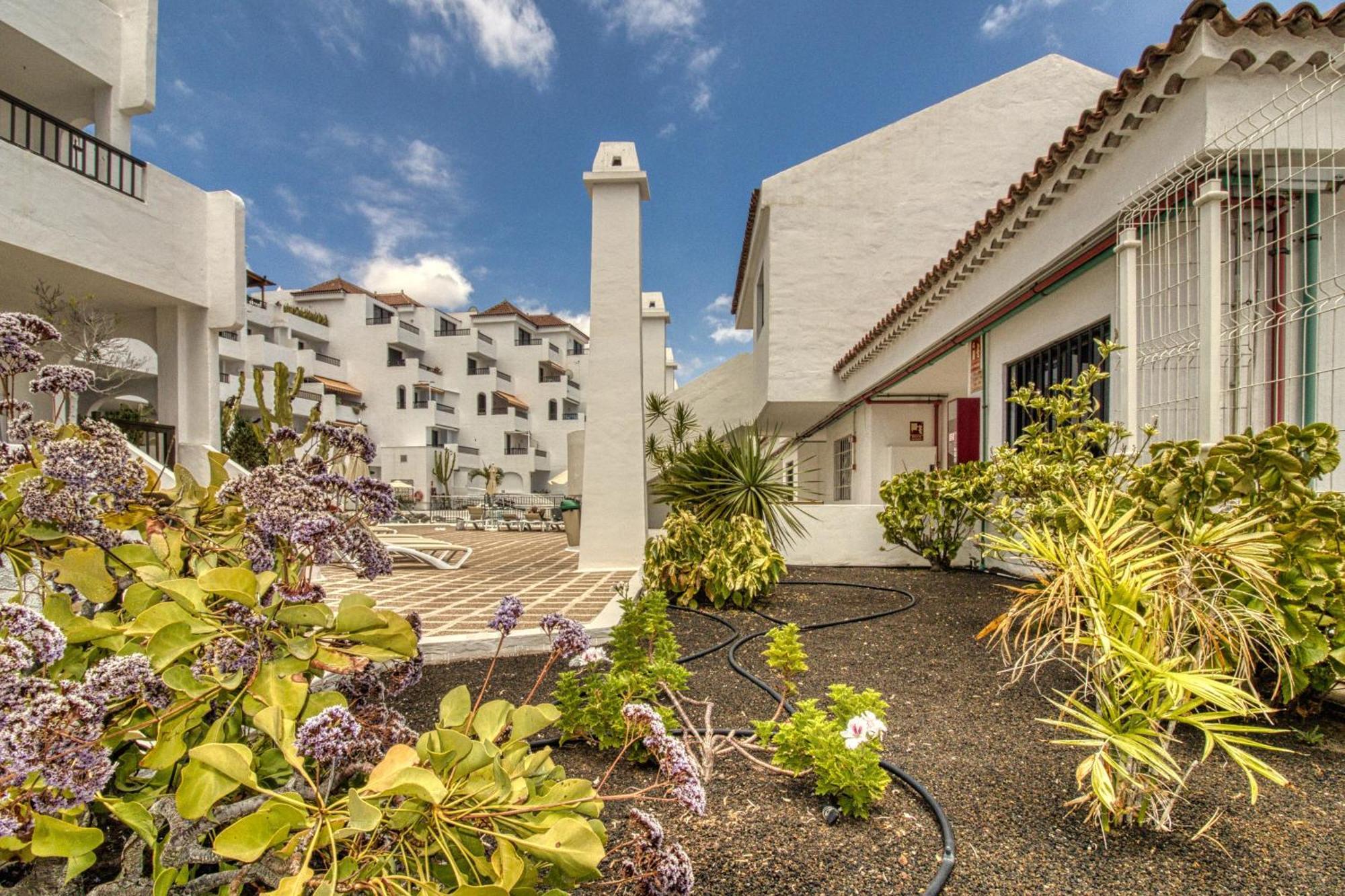 Penthouse Sea View Jacuzzy Terrace & Pool Apartment Playa Fanabe Luaran gambar