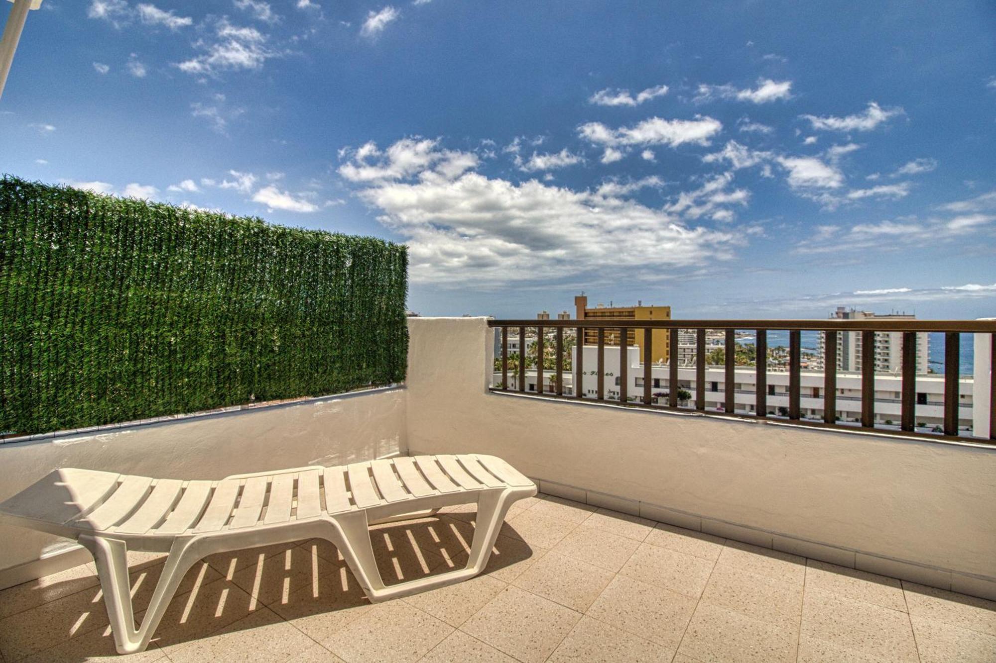 Penthouse Sea View Jacuzzy Terrace & Pool Apartment Playa Fanabe Luaran gambar