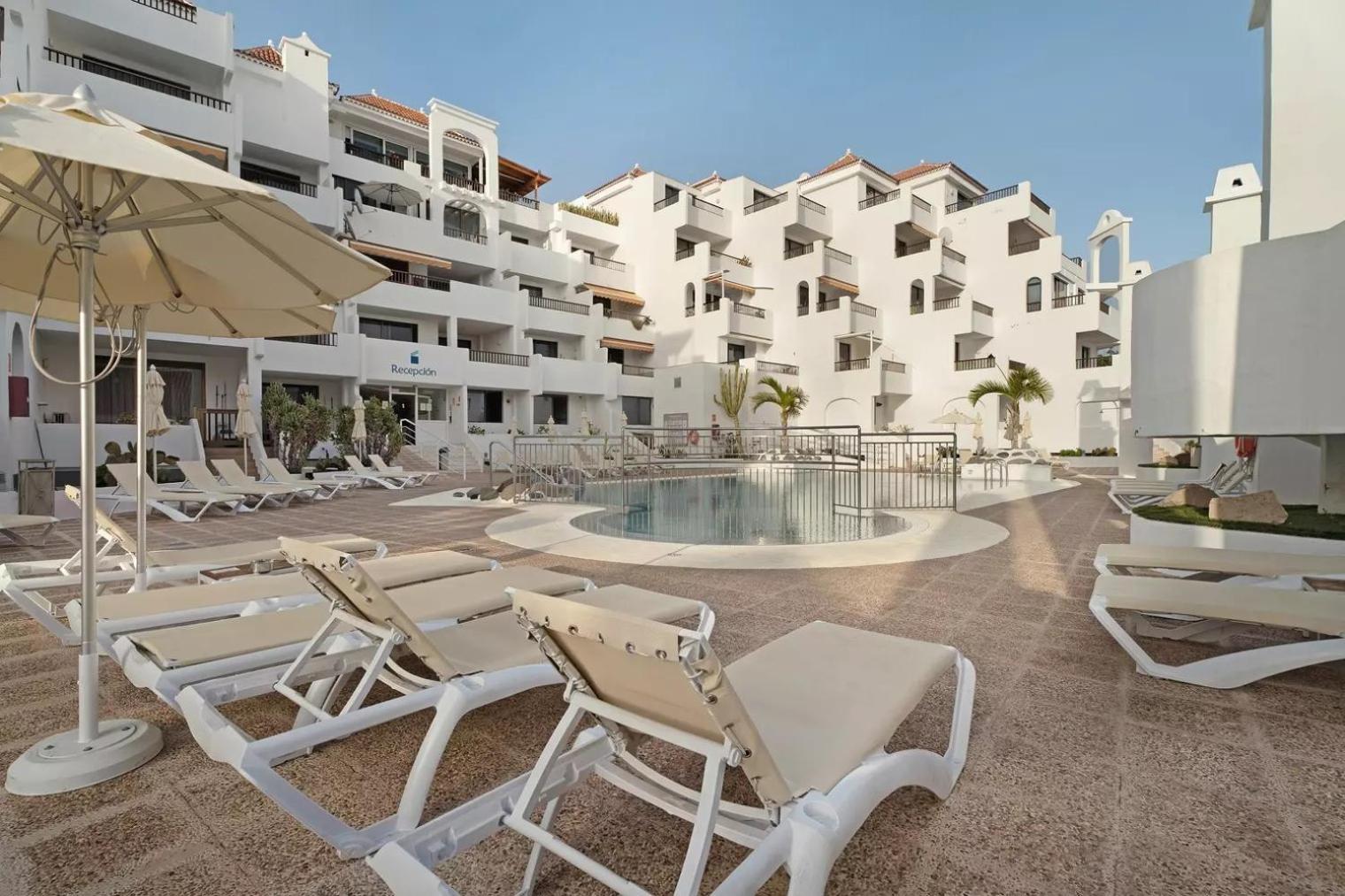 Penthouse Sea View Jacuzzy Terrace & Pool Apartment Playa Fanabe Luaran gambar