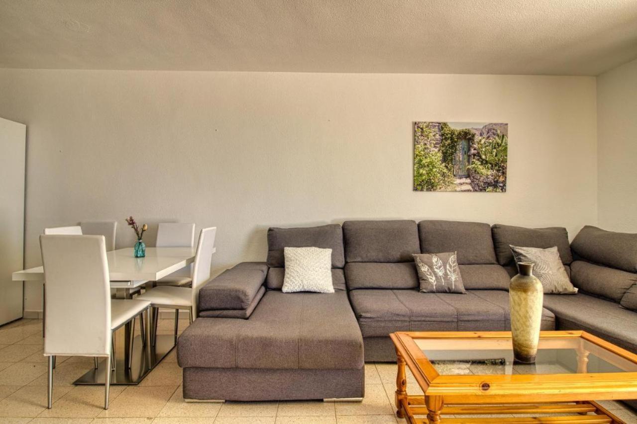 Penthouse Sea View Jacuzzy Terrace & Pool Apartment Playa Fanabe Luaran gambar