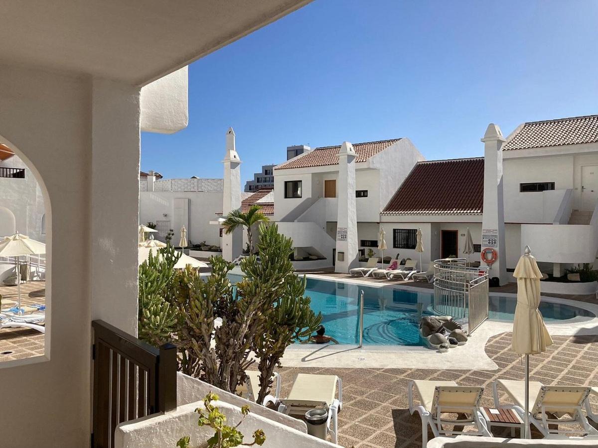 Penthouse Sea View Jacuzzy Terrace & Pool Apartment Playa Fanabe Luaran gambar