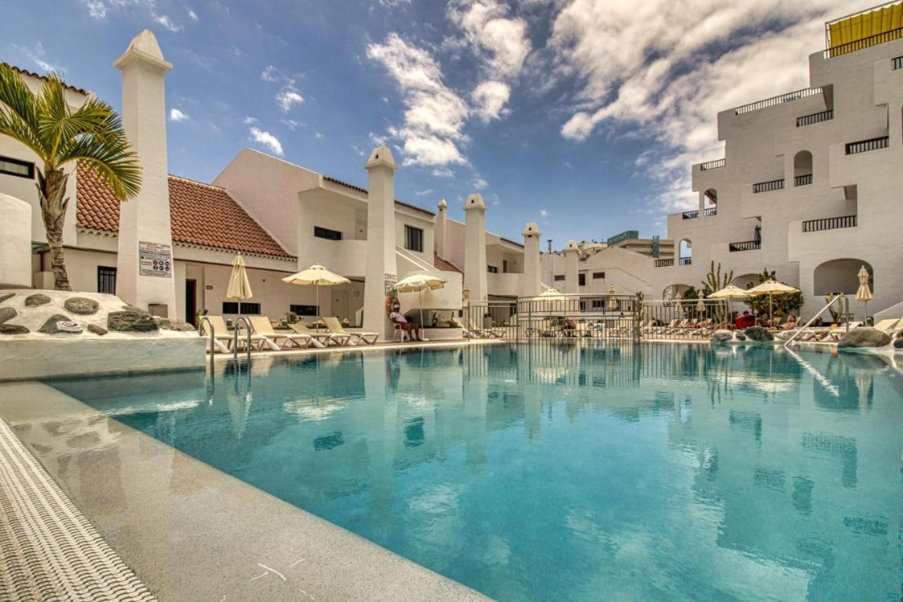 Penthouse Sea View Jacuzzy Terrace & Pool Apartment Playa Fanabe Luaran gambar