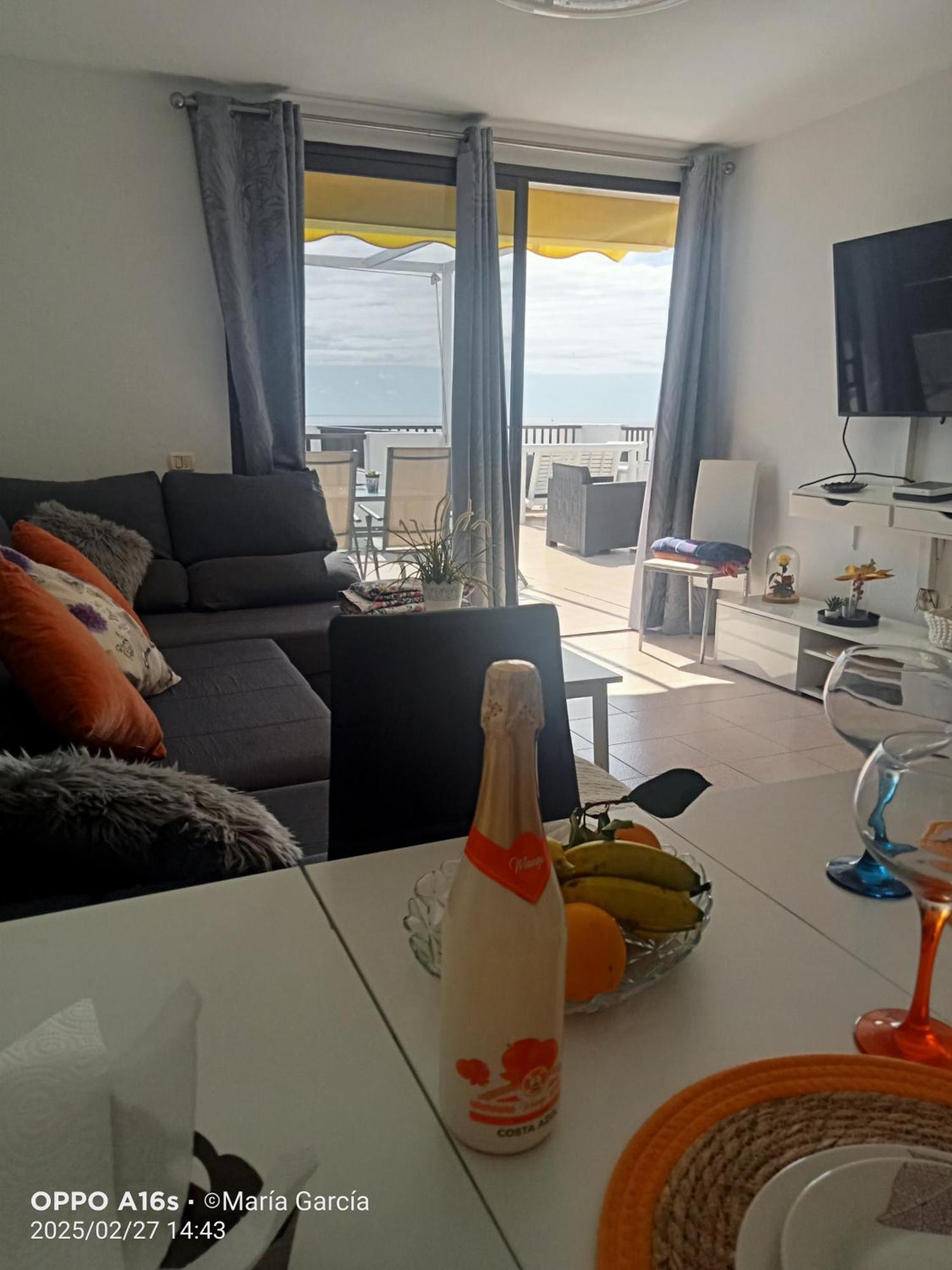 Penthouse Sea View Jacuzzy Terrace & Pool Apartment Playa Fanabe Luaran gambar